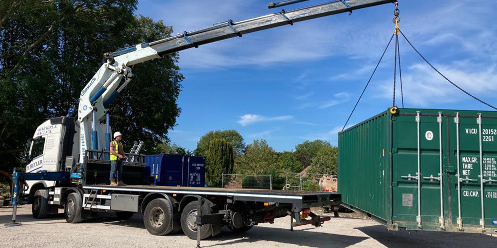 Lorry mounted crane Hire Barnet